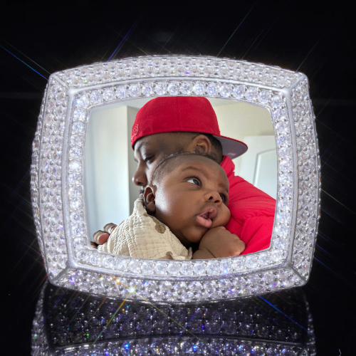 3D CUSTOM PICTURE ICED RING