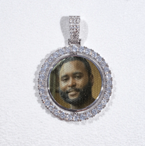 3D Spinning 2-Faced Custom Picture Pendant