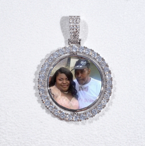 3D Spinning 2-Faced Custom Picture Pendant