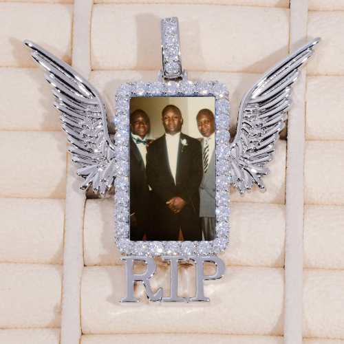 RIP WING 3D CUSTOM PICTURE PENDANT