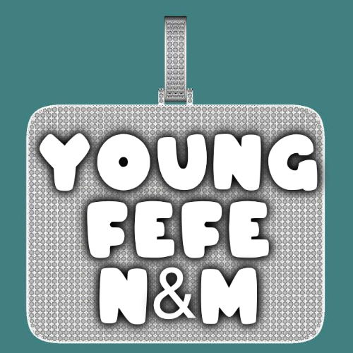 CUSTOM LETTER NECKLACE 3D BIG SQUARE