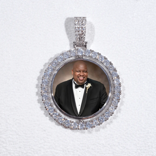 3D Spinning 2-Faced Custom Picture Pendant