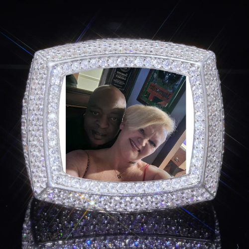3D CUSTOM PICTURE ICED RING