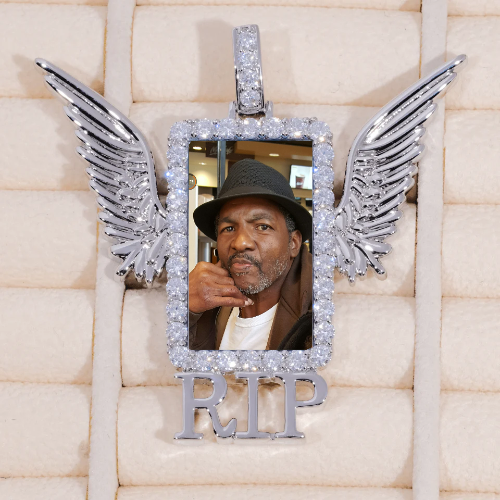 RIP WING 3D CUSTOM PICTURE PENDANT