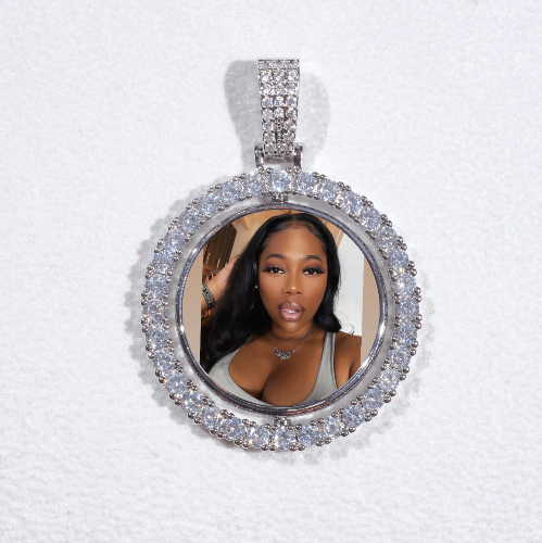 3D Spinning 2-Faced Custom Picture Pendant