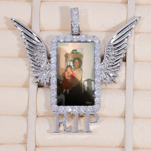 RIP WING 3D CUSTOM PICTURE PENDANT
