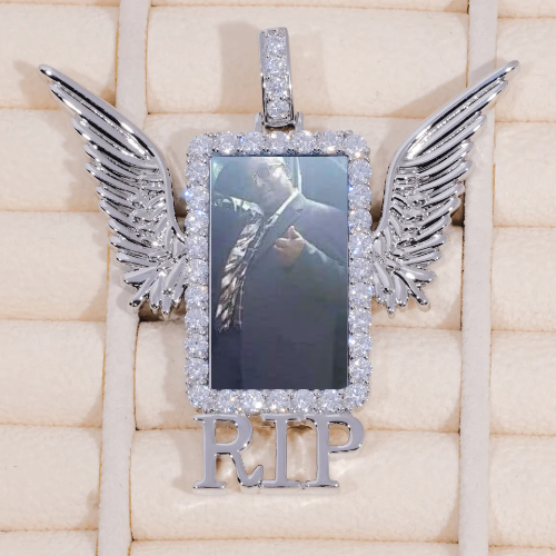 RIP WING 3D CUSTOM PICTURE PENDANT