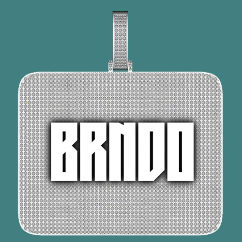 CUSTOM LETTER NECKLACE 3D BIG SQUARE