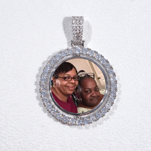 3D Spinning 2-Faced Custom Picture Pendant
