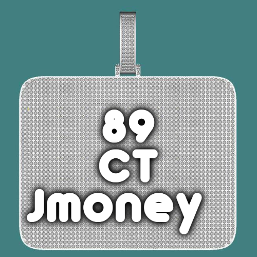 CUSTOM LETTER NECKLACE 3D BIG SQUARE