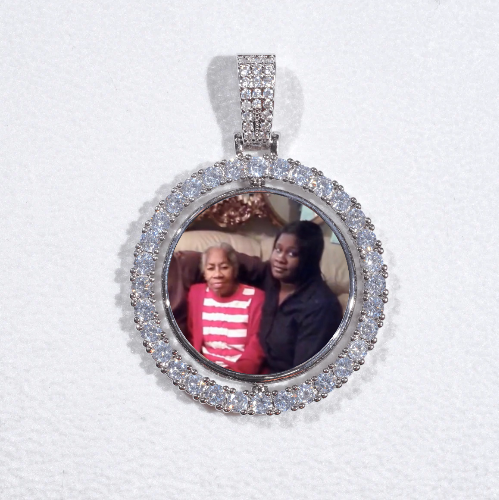 3D Spinning 2-Faced Custom Picture Pendant