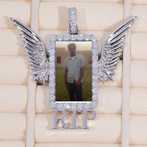RIP WING 3D CUSTOM PICTURE PENDANT