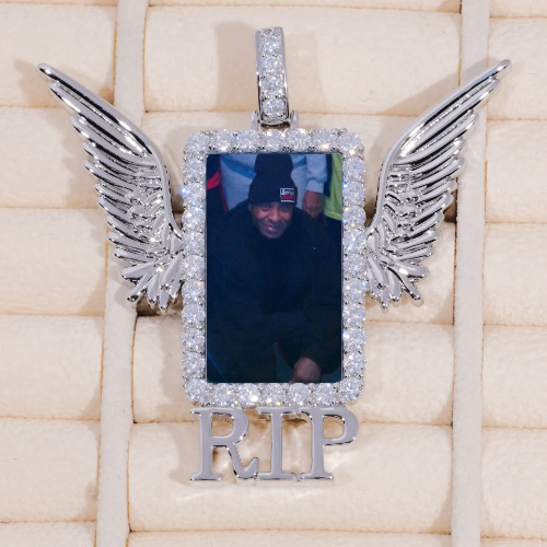 RIP WING 3D CUSTOM PICTURE PENDANT