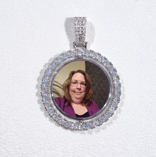 3D Spinning 2-Faced Custom Picture Pendant