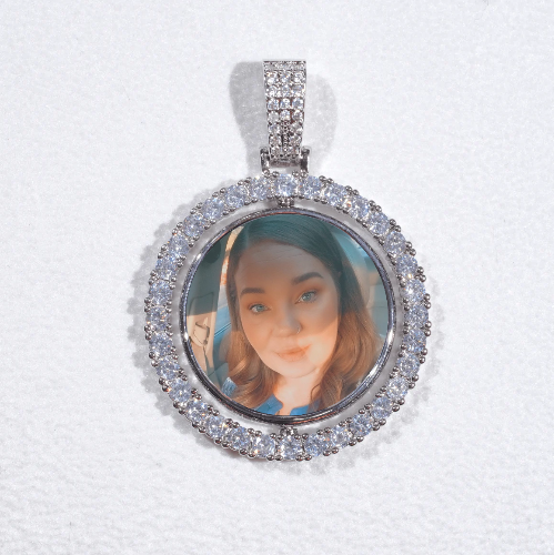 3D Spinning 2-Faced Custom Picture Pendant