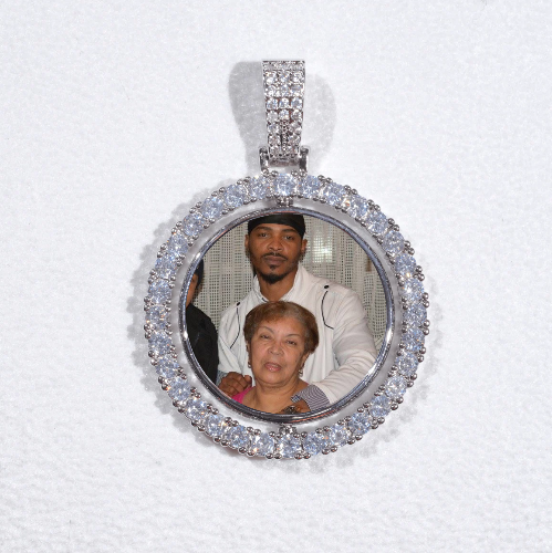 3D Spinning 2-Faced Custom Picture Pendant