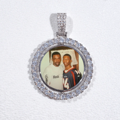 3D Spinning 2-Faced Custom Picture Pendant
