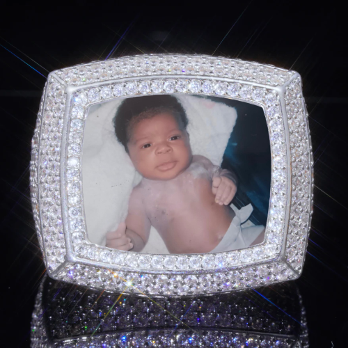 3D CUSTOM PICTURE ICED RING