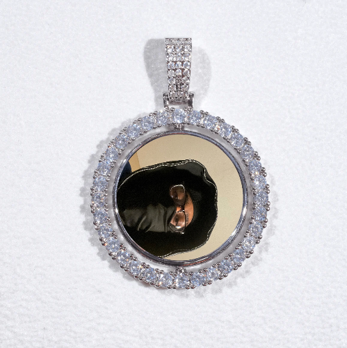 3D Spinning 2-Faced Custom Picture Pendant