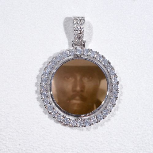 3D Spinning 2-Faced Custom Picture Pendant