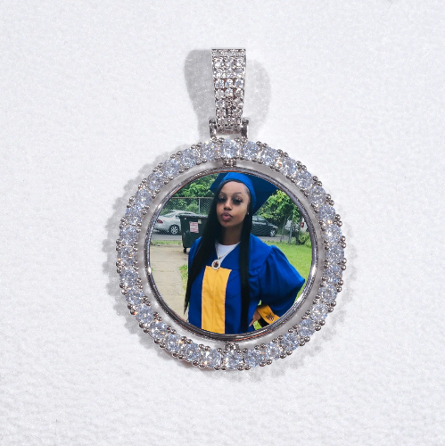 3D Spinning 2-Faced Custom Picture Pendant