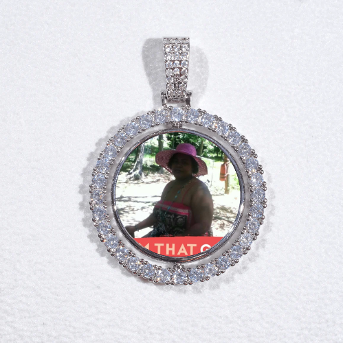 3D Spinning 2-Faced Custom Picture Pendant