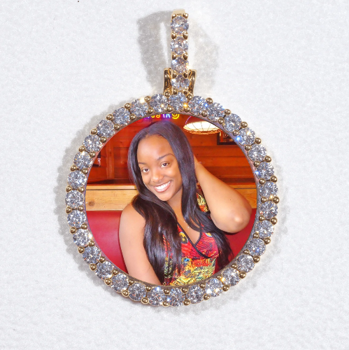 3D CIRCLE CUSTOM PICTURE PENDANT SMALL SIZE