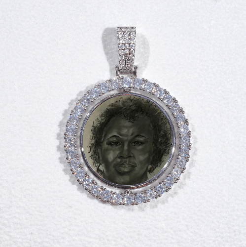 3D Spinning 2-Faced Custom Picture Pendant