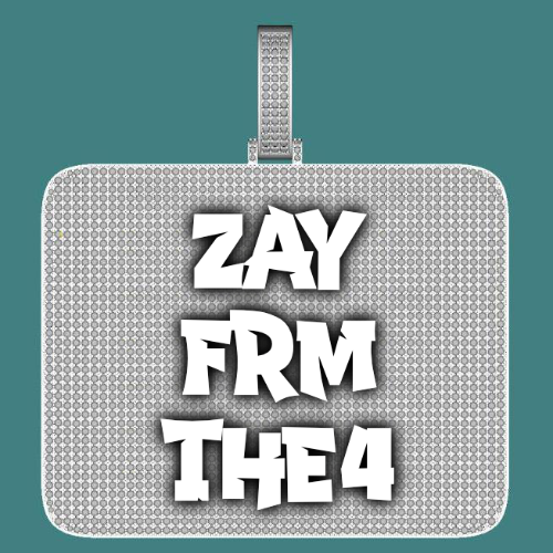CUSTOM LETTER NECKLACE 3D BIG SQUARE
