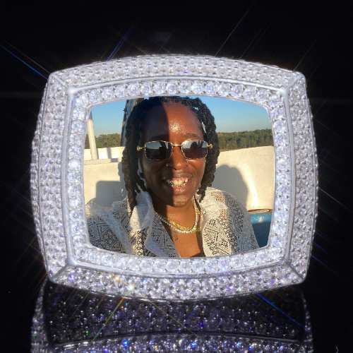 3D CUSTOM PICTURE ICED RING
