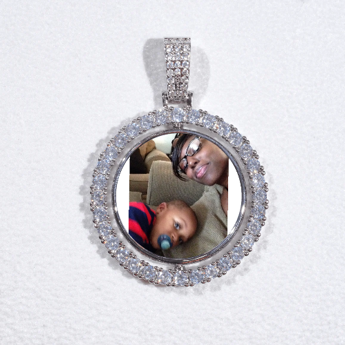 3D Spinning 2-Faced Custom Picture Pendant