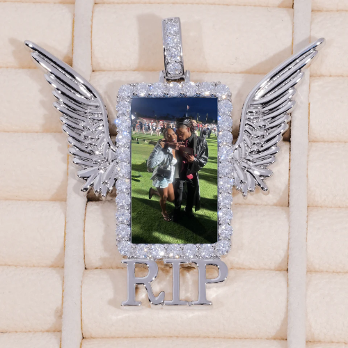 RIP WING 3D CUSTOM PICTURE PENDANT