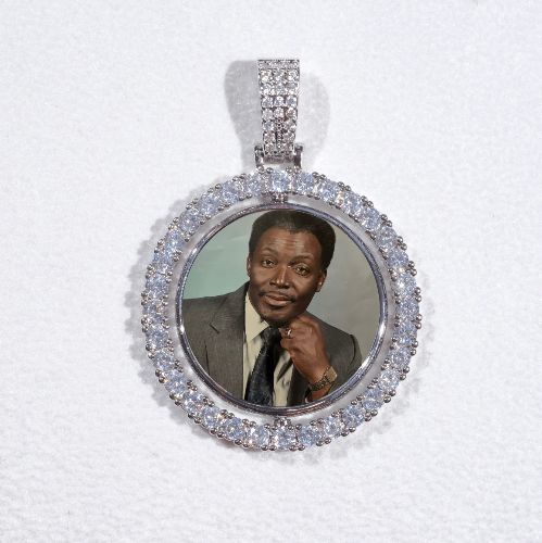 3D Spinning 2-Faced Custom Picture Pendant