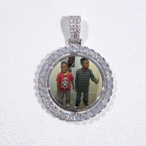 3D Spinning 2-Faced Custom Picture Pendant