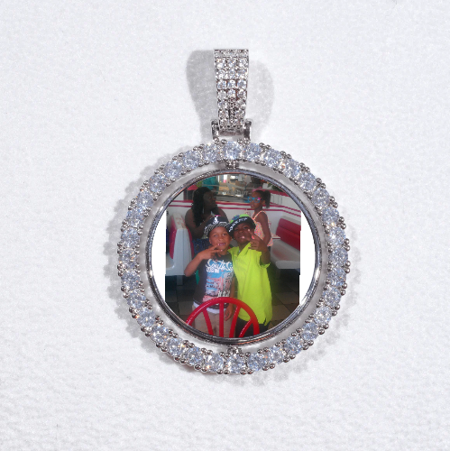 3D Spinning 2-Faced Custom Picture Pendant