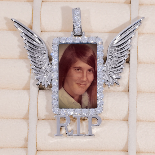 RIP WING 3D CUSTOM PICTURE PENDANT