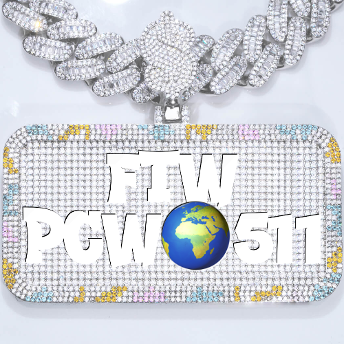 CUSTOM LETTER NECKLACE 3D COLORFUL SQUARE