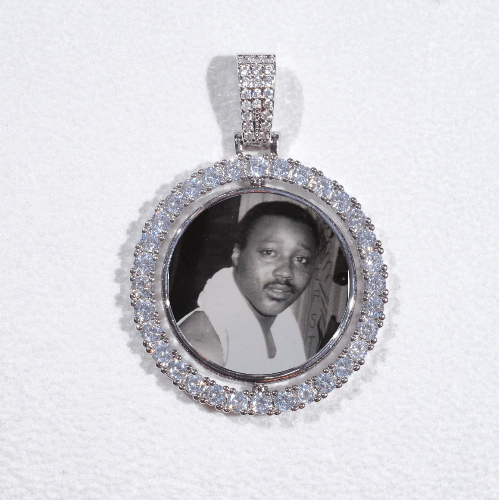 3D Spinning 2-Faced Custom Picture Pendant