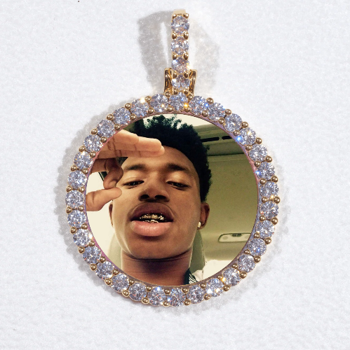 3D CIRCLE CUSTOM PICTURE PENDANT SMALL SIZE