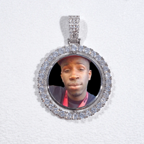 3D Spinning 2-Faced Custom Picture Pendant