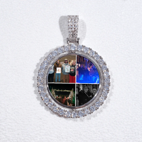 3D Spinning 2-Faced Custom Picture Pendant