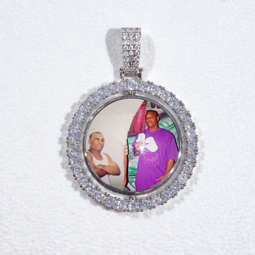 3D Spinning 2-Faced Custom Picture Pendant