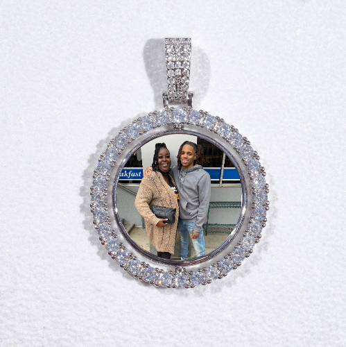 3D Spinning 2-Faced Custom Picture Pendant