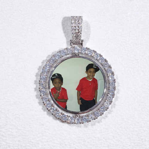3D Spinning 2-Faced Custom Picture Pendant