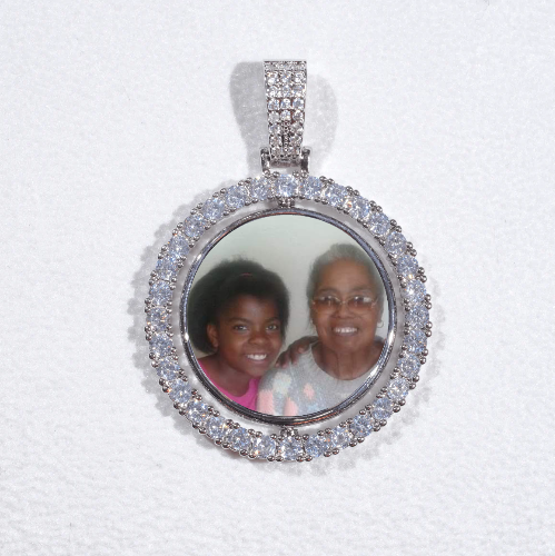 3D Spinning 2-Faced Custom Picture Pendant