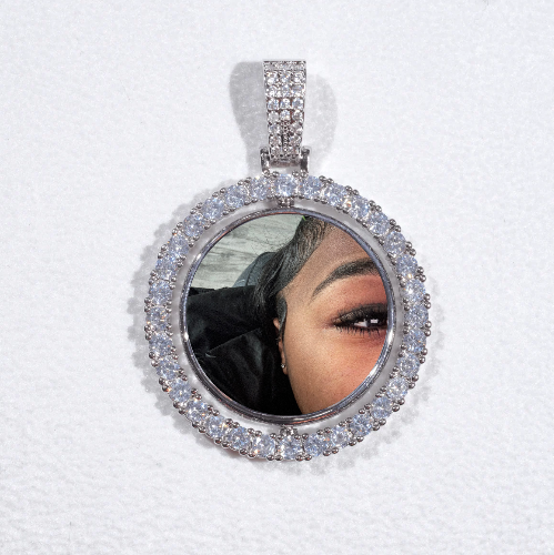 3D Spinning 2-Faced Custom Picture Pendant