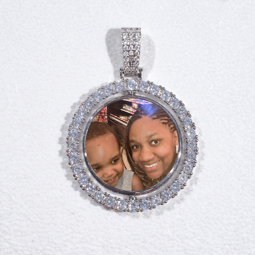 3D Spinning 2-Faced Custom Picture Pendant