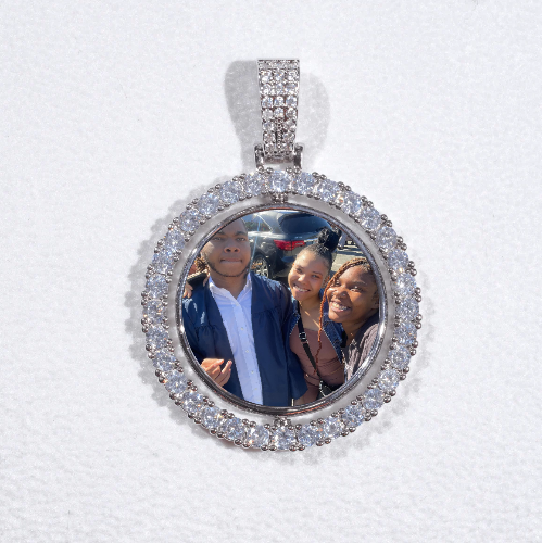 3D Spinning 2-Faced Custom Picture Pendant