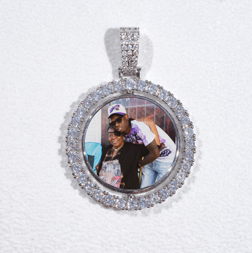 3D Spinning 2-Faced Custom Picture Pendant