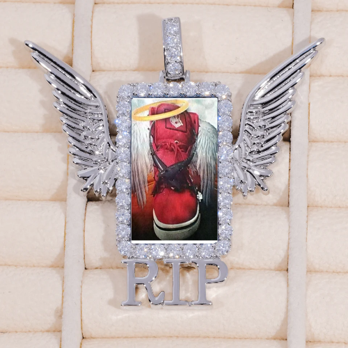 RIP WING 3D CUSTOM PICTURE PENDANT